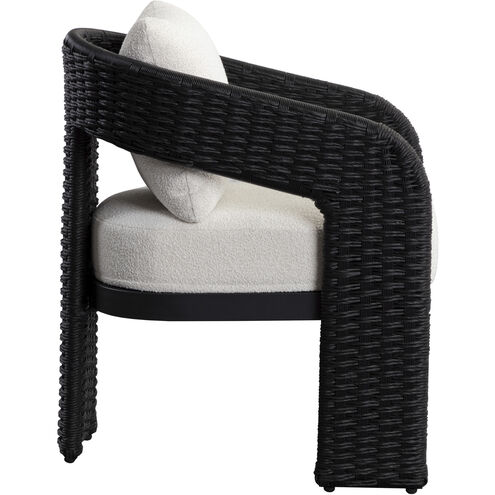 Pylos Black / Louis Cream Outdoor Dining Armchair
